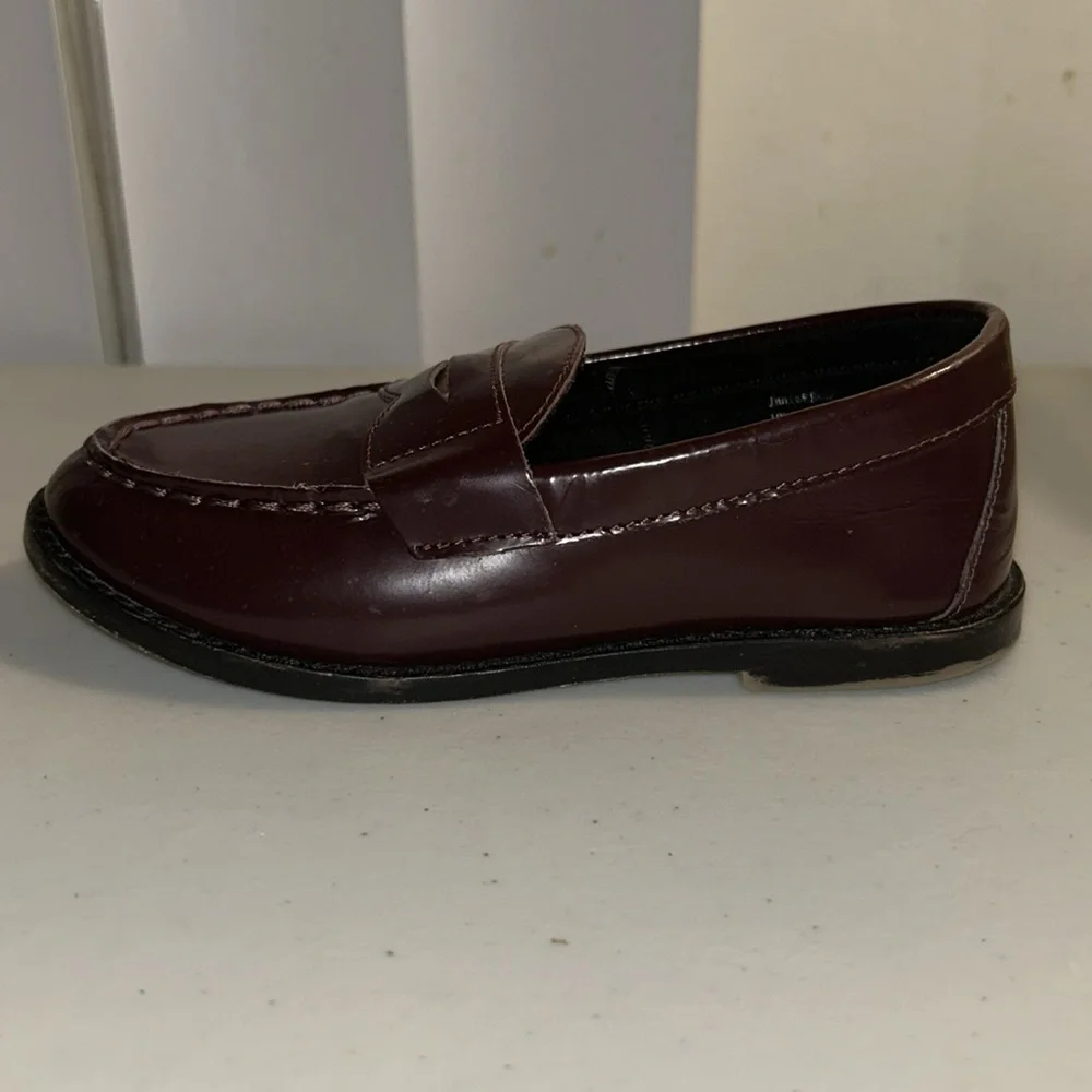 Janie and Jack toddler kids penny loafers Sz 9 - Picture 5 of 12